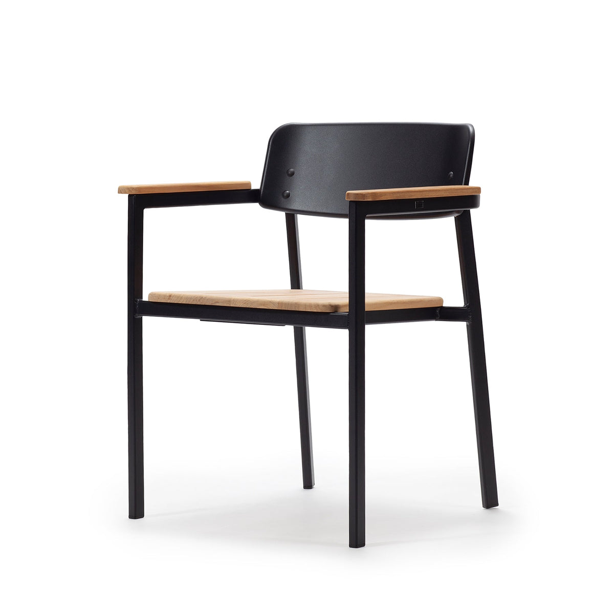 SHINE ARM CHAIR-TEAK SEAT