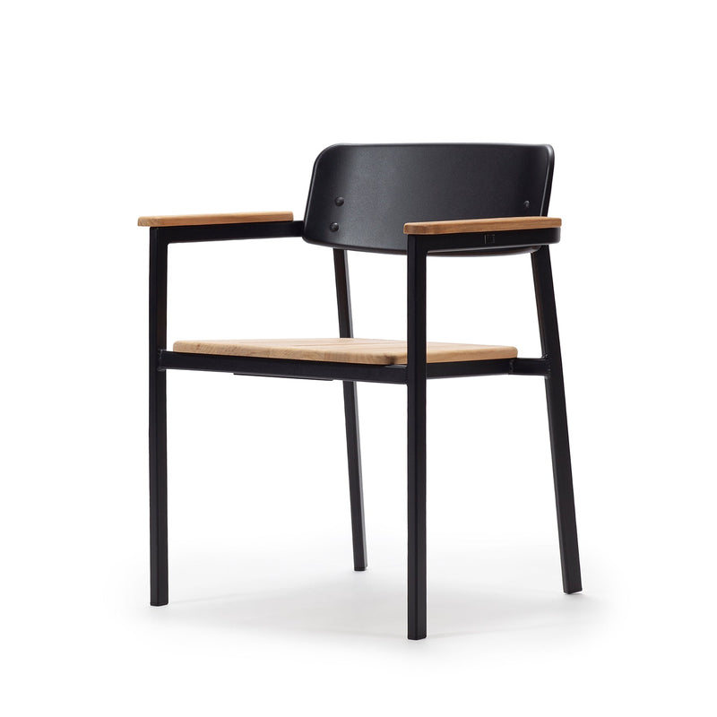 SHINE ARM CHAIR-TEAK SEAT