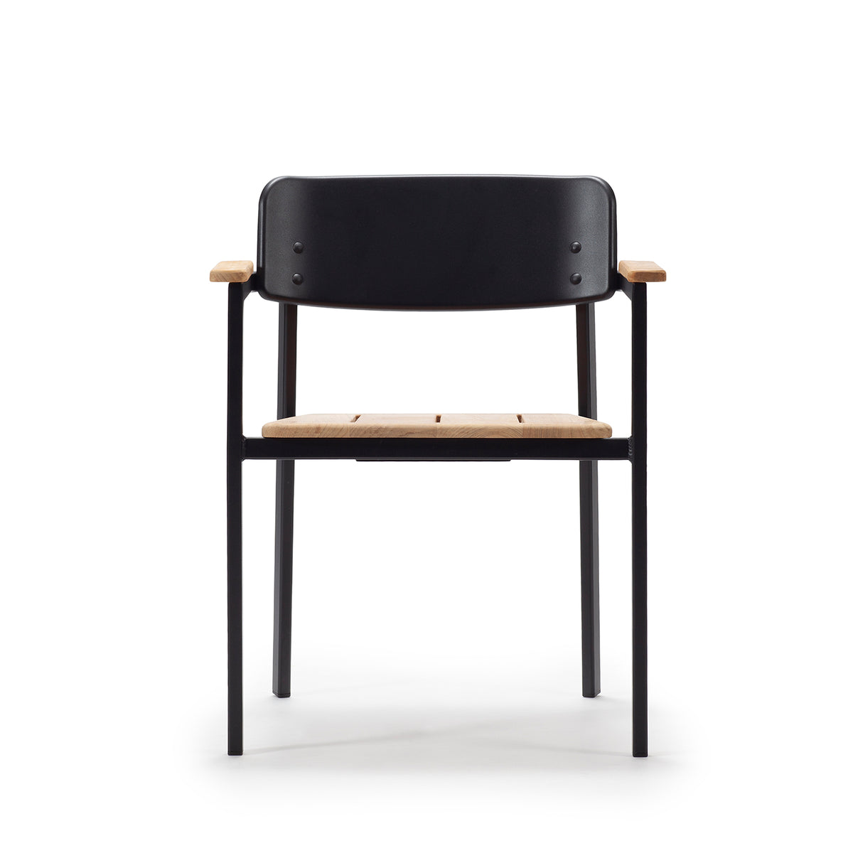 SHINE ARM CHAIR-TEAK SEAT