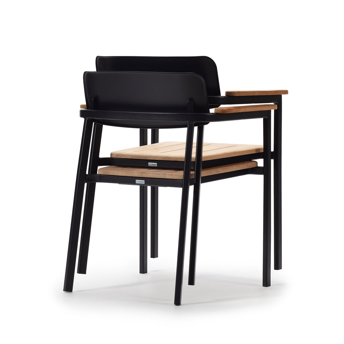 SHINE ARM CHAIR-TEAK SEAT