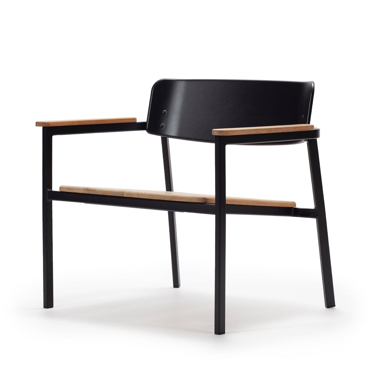 SHINE LOUNGE CHAIR-TEAK SEAT