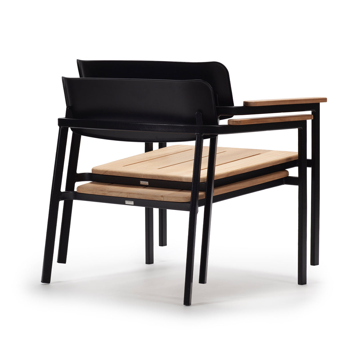 SHINE LOUNGE CHAIR-TEAK SEAT