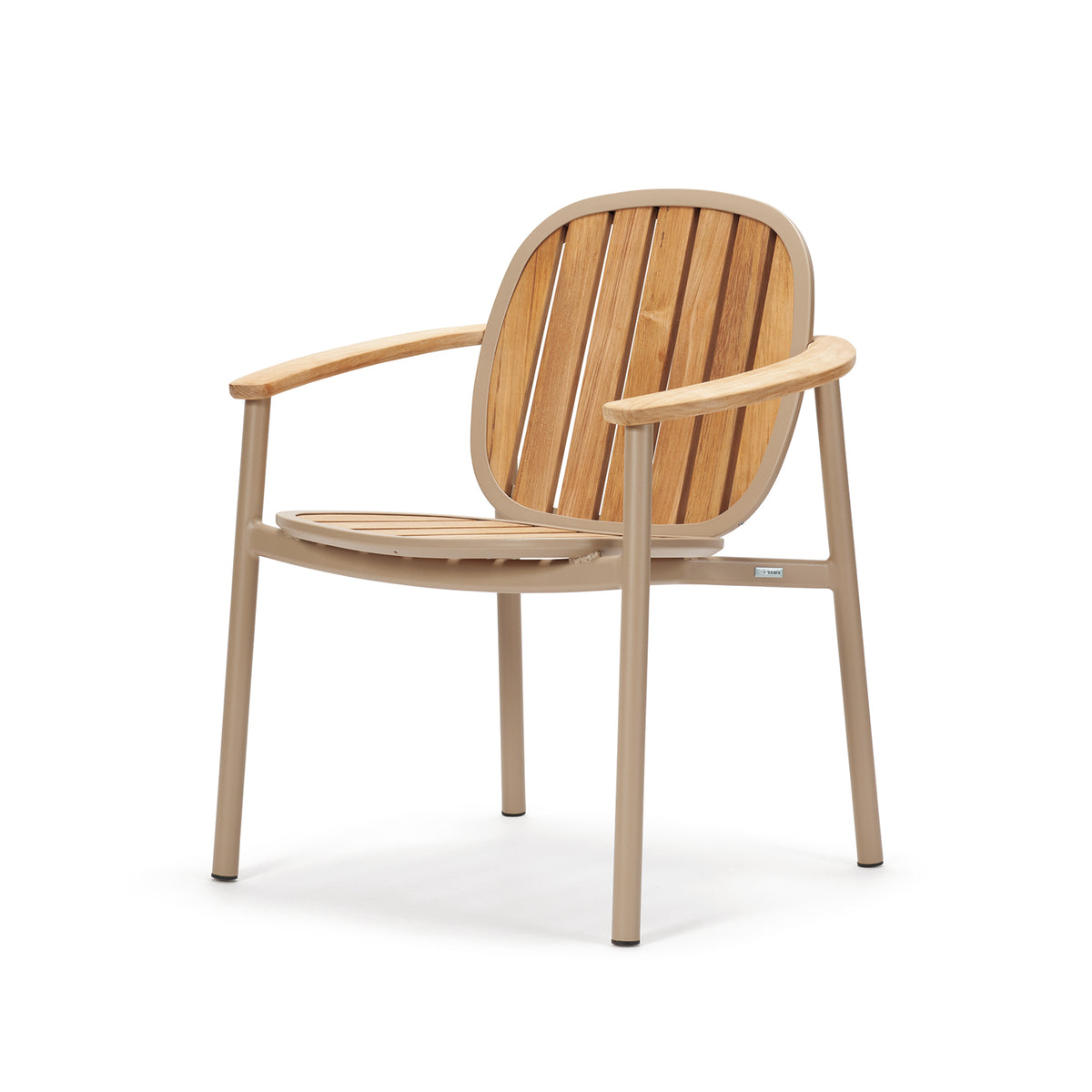 TWINS ARM CHAIR Alu-Teak