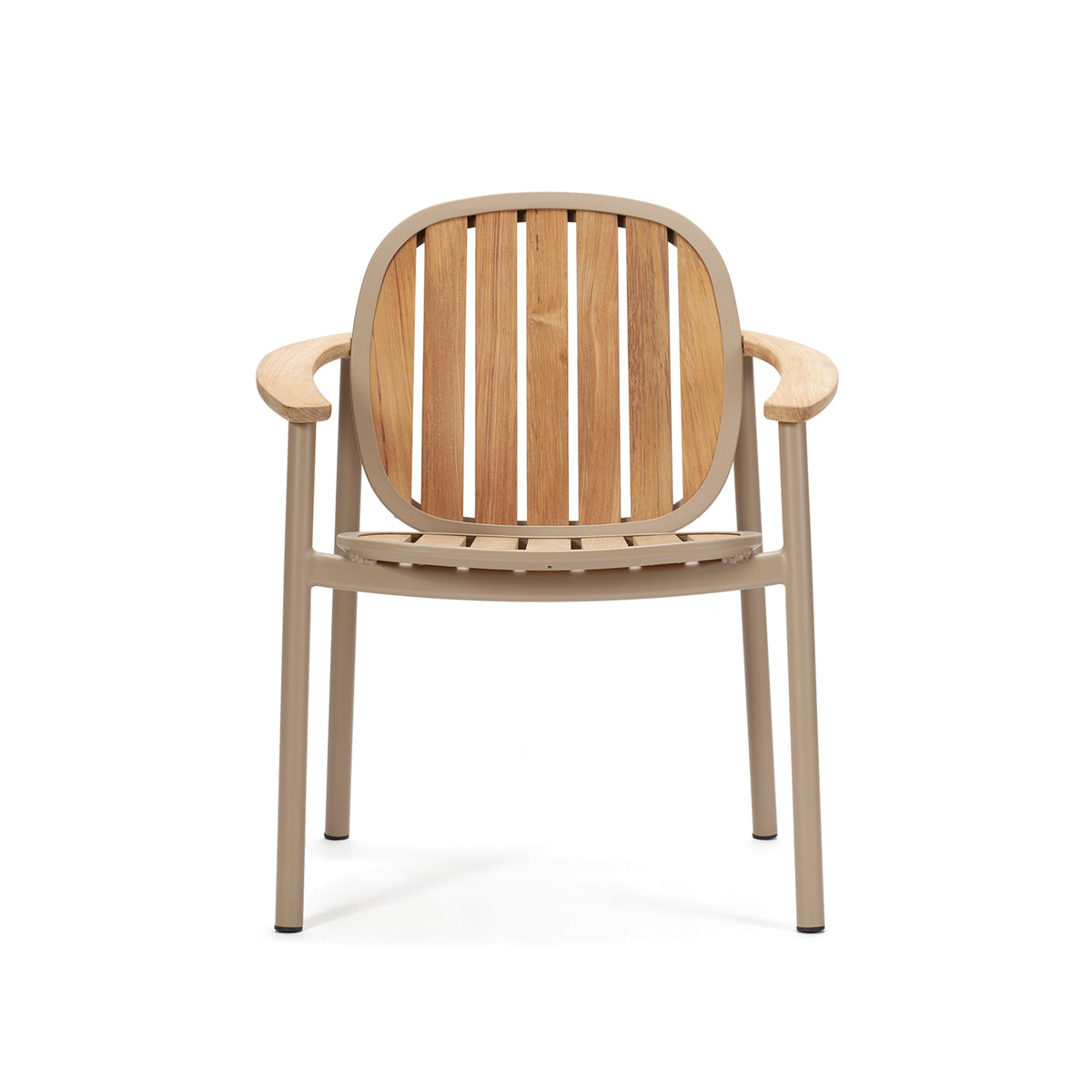 TWINS ARM CHAIR Alu-Teak