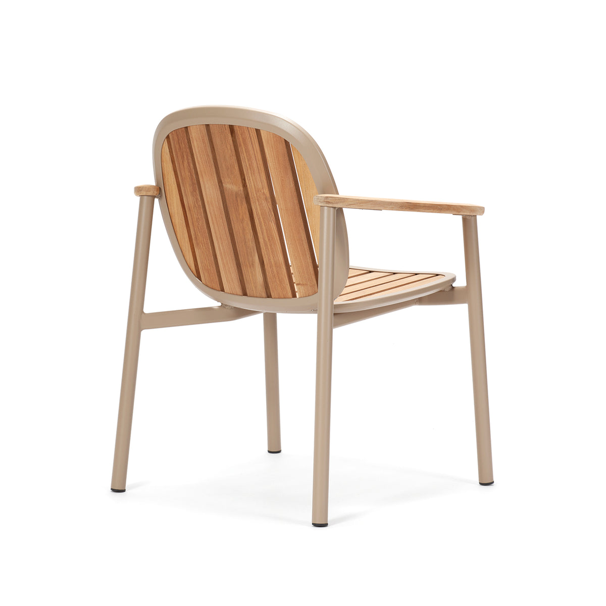 TWINS ARM CHAIR Alu-Teak