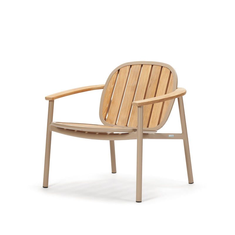 TWINS LOUNGE CHAIR Alu-Teak