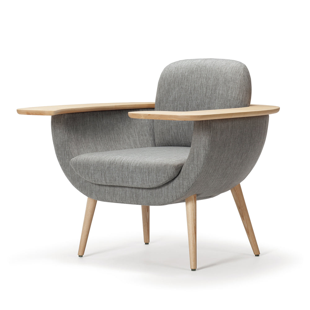ARMDESK LOUNGE CHAIR-CURVE