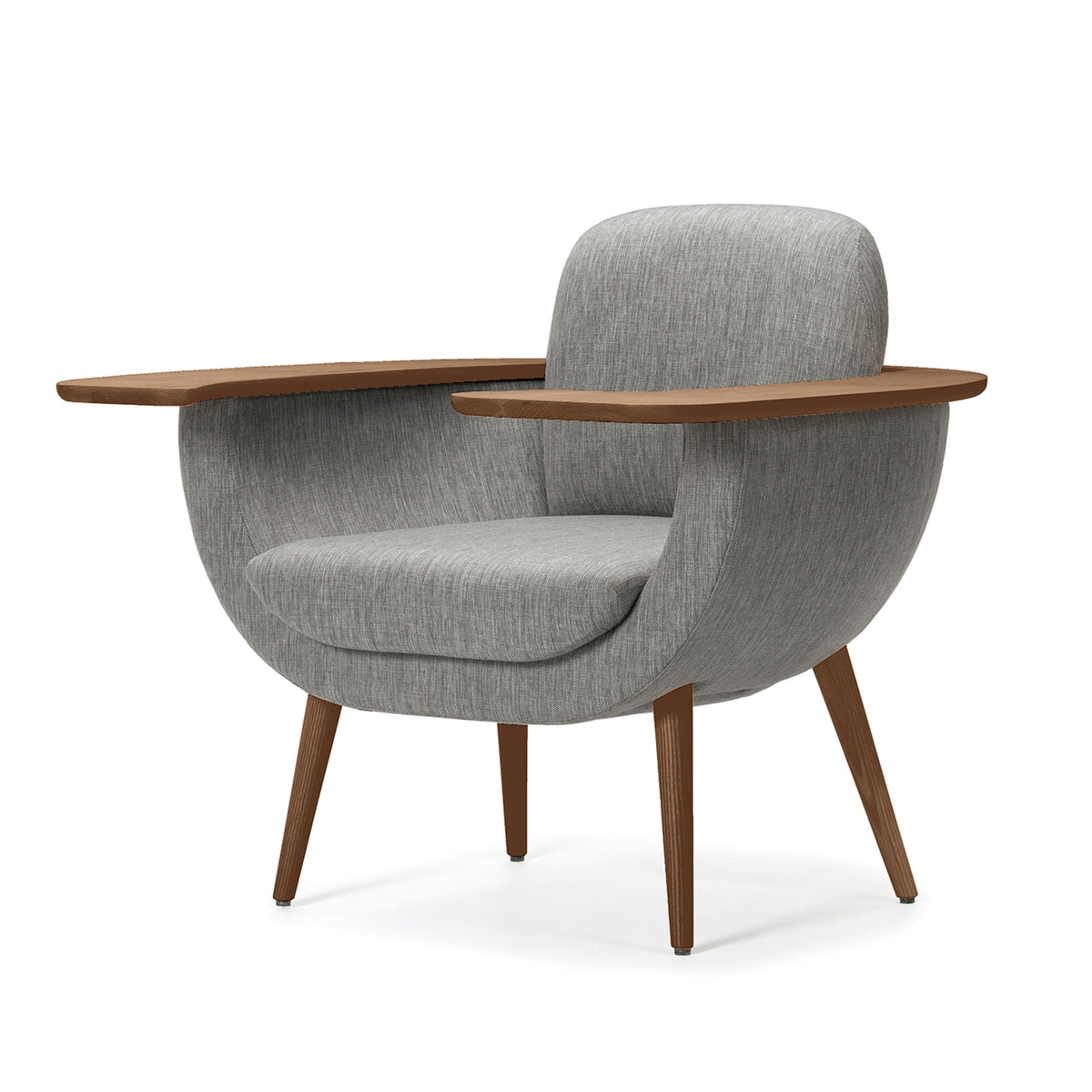 ARMDESK LOUNGE CHAIR-CURVE