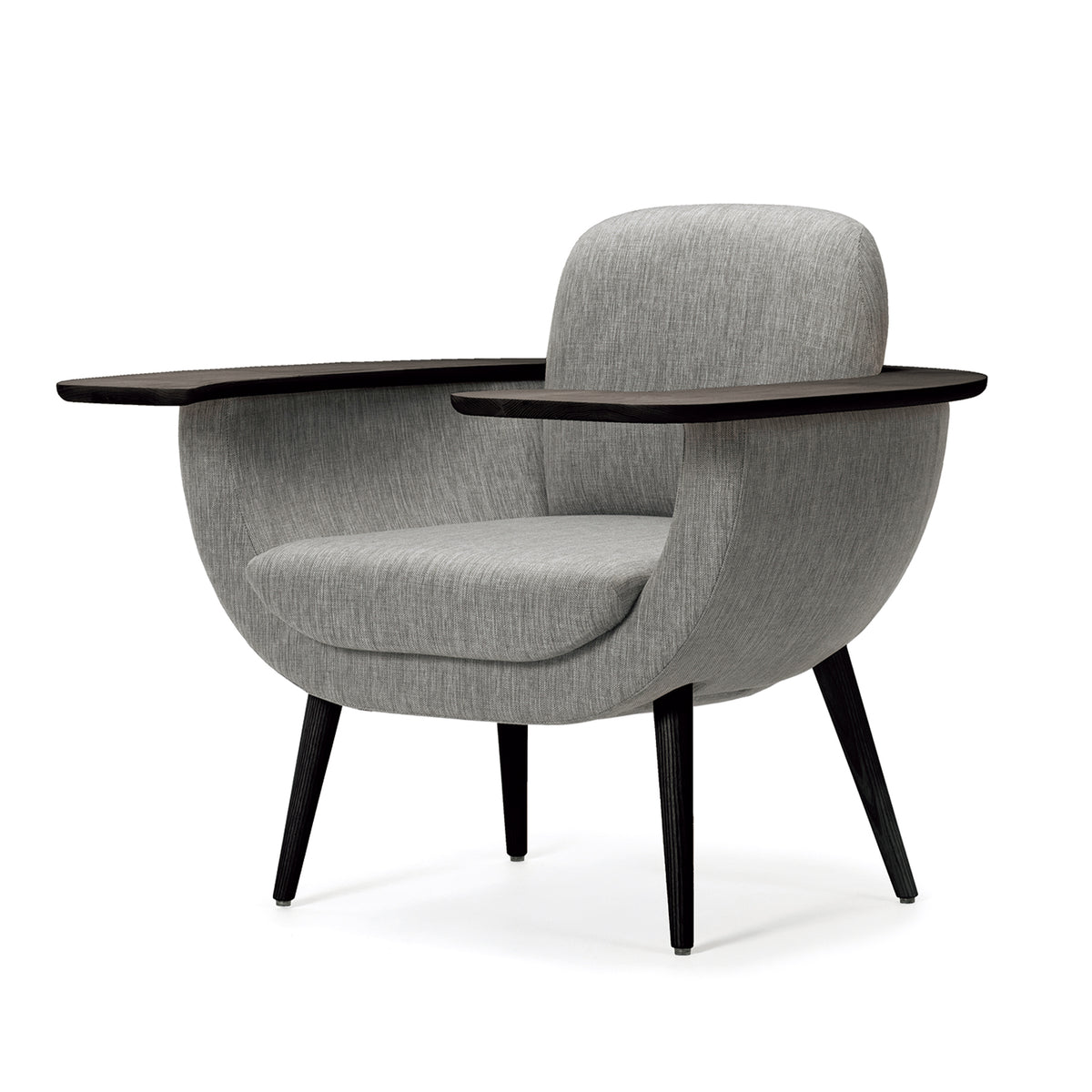 ARMDESK LOUNGE CHAIR-CURVE