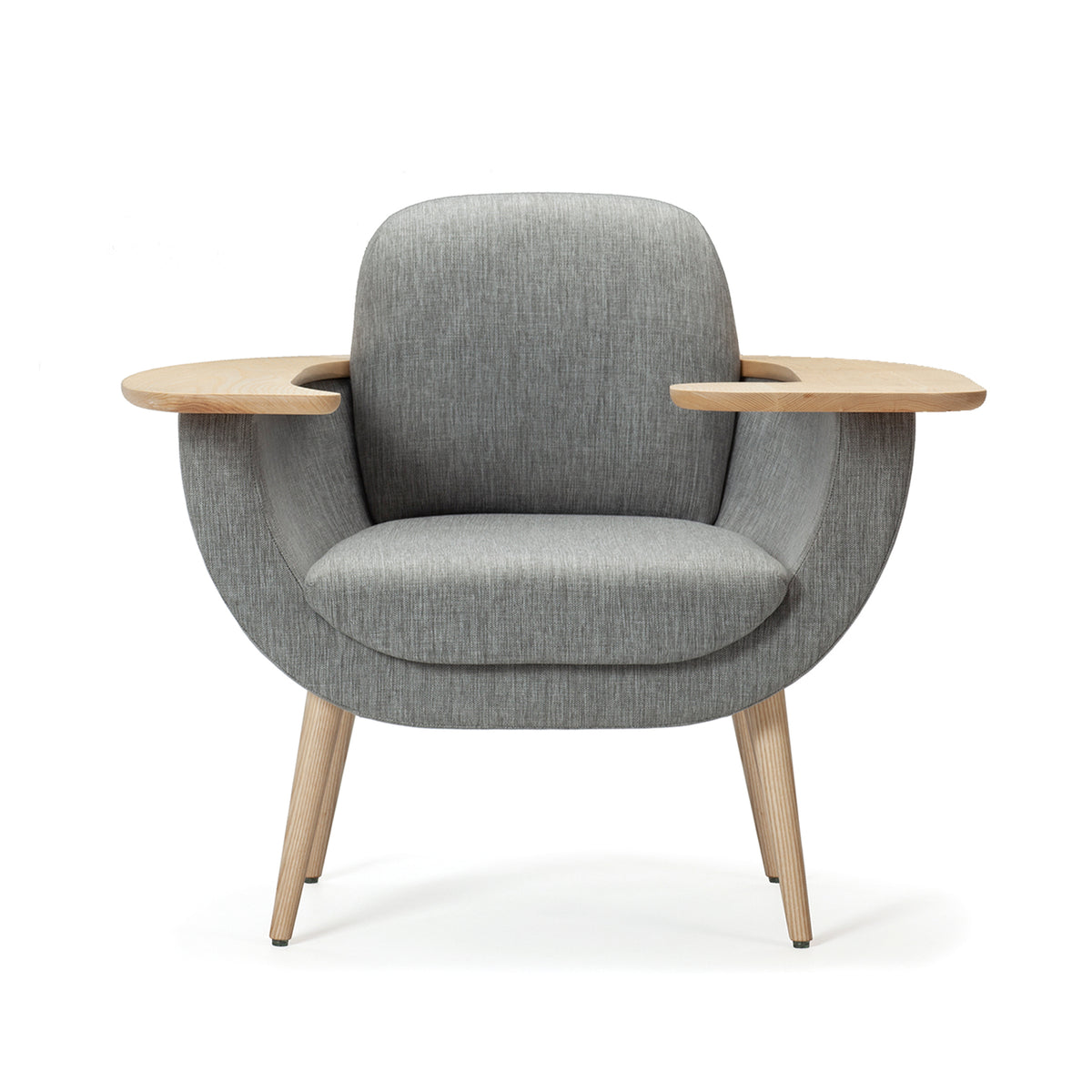 ARMDESK LOUNGE CHAIR-CURVE