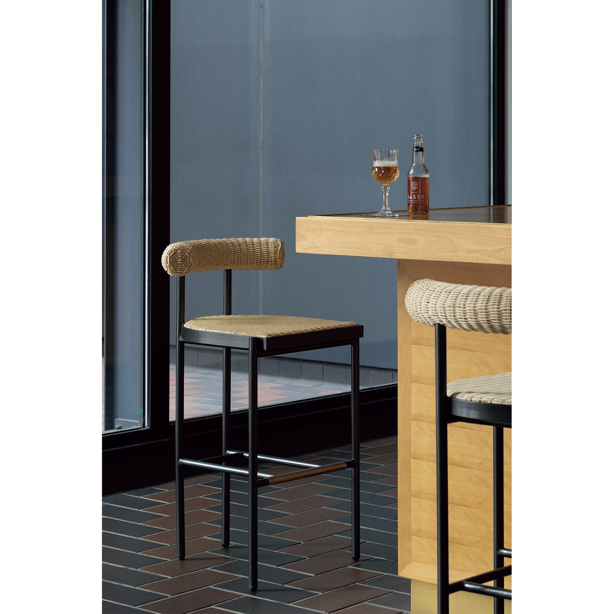 CYLINDER COUNTER CHAIR