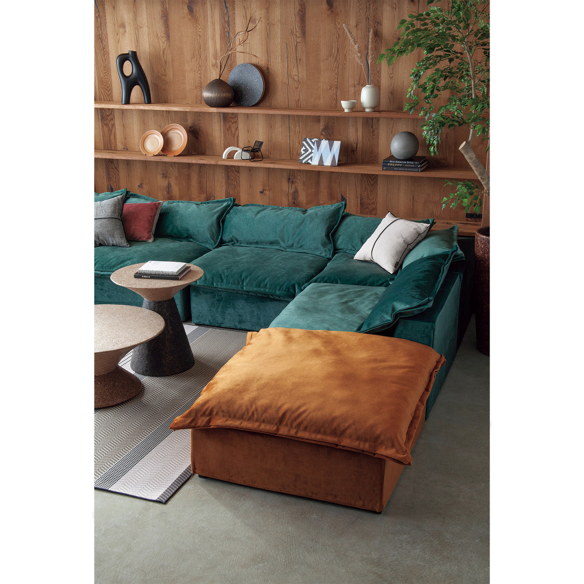 DOWNEY ARMLESS SOFA
