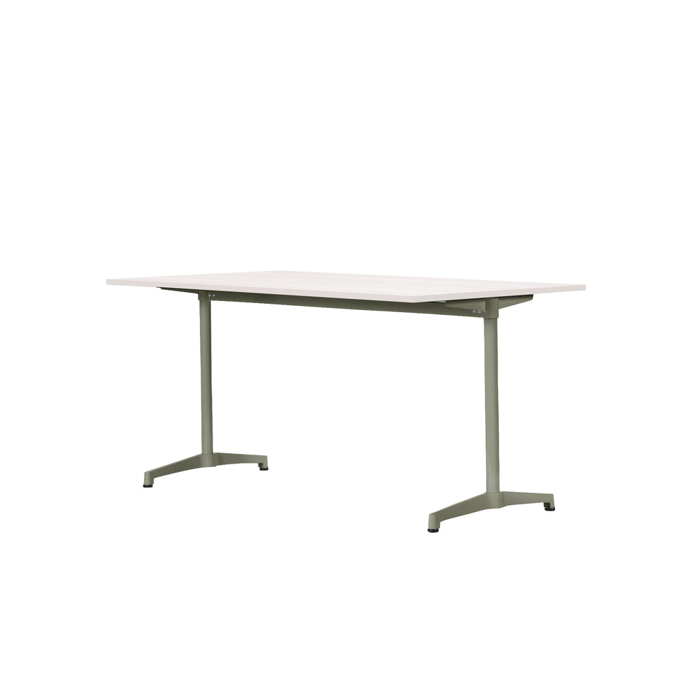 FW BOOTH MEET DESK LEG-STEEL SC