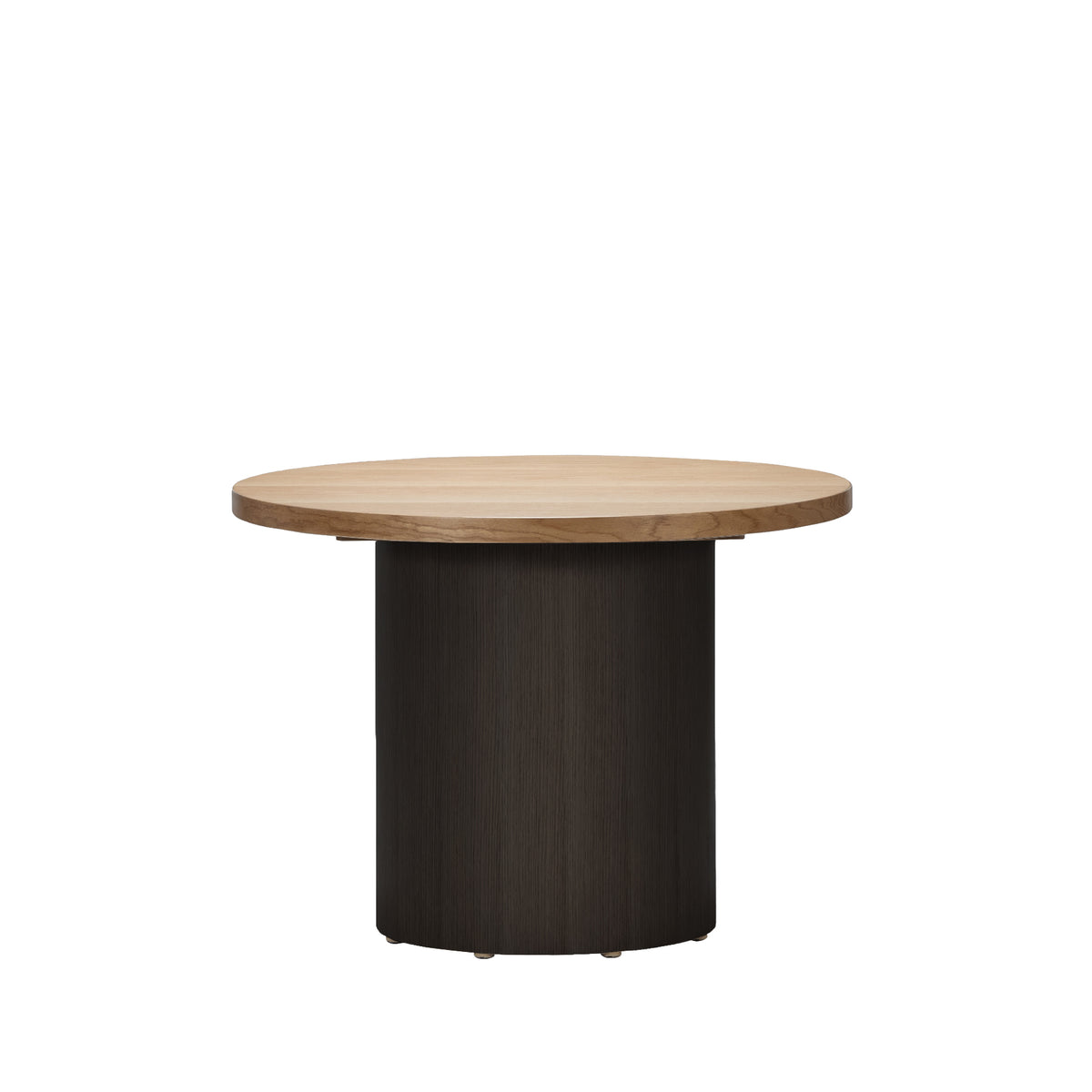 FW DRUM DESK LEG-OAK WOOD