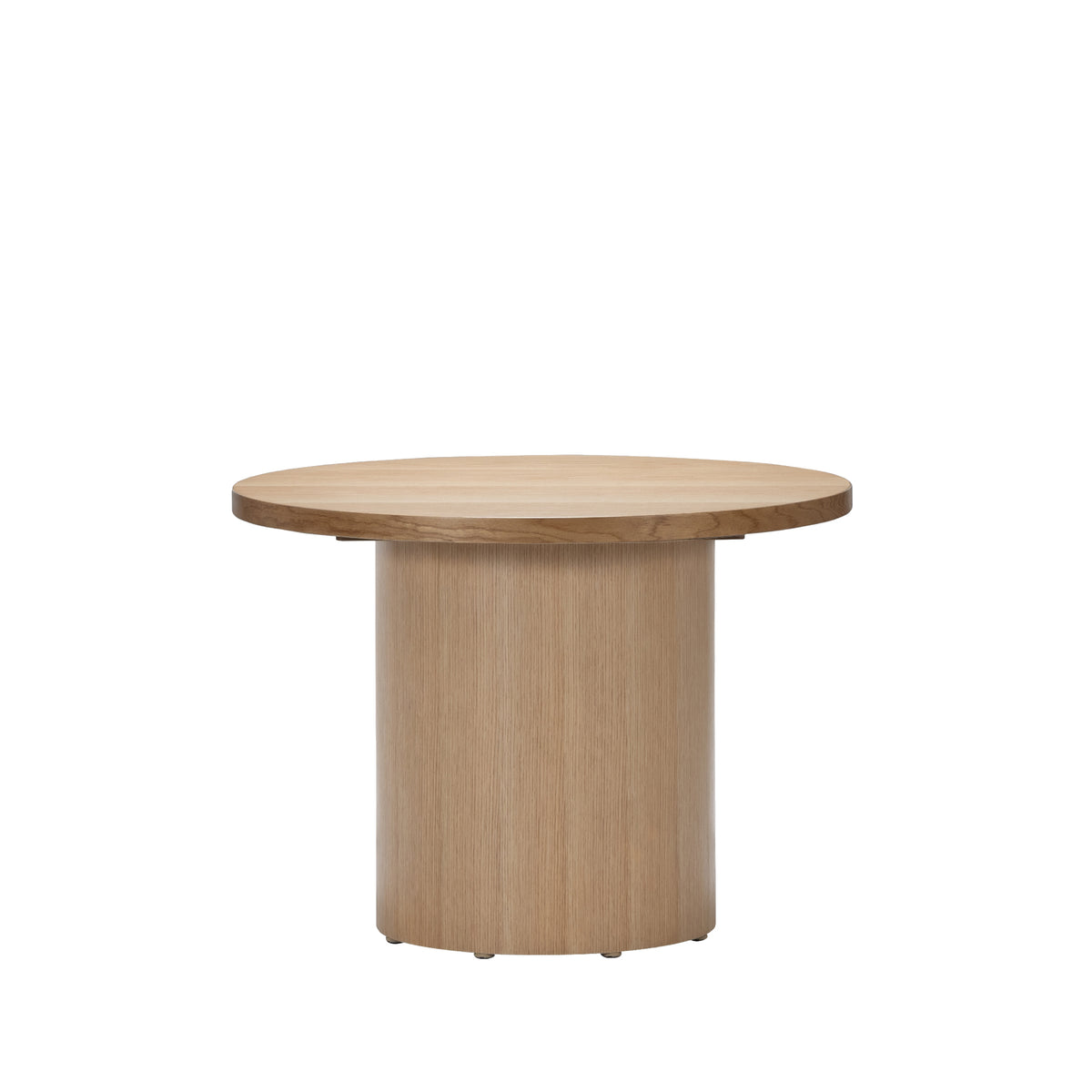FW DRUM DESK LEG-OAK WOOD