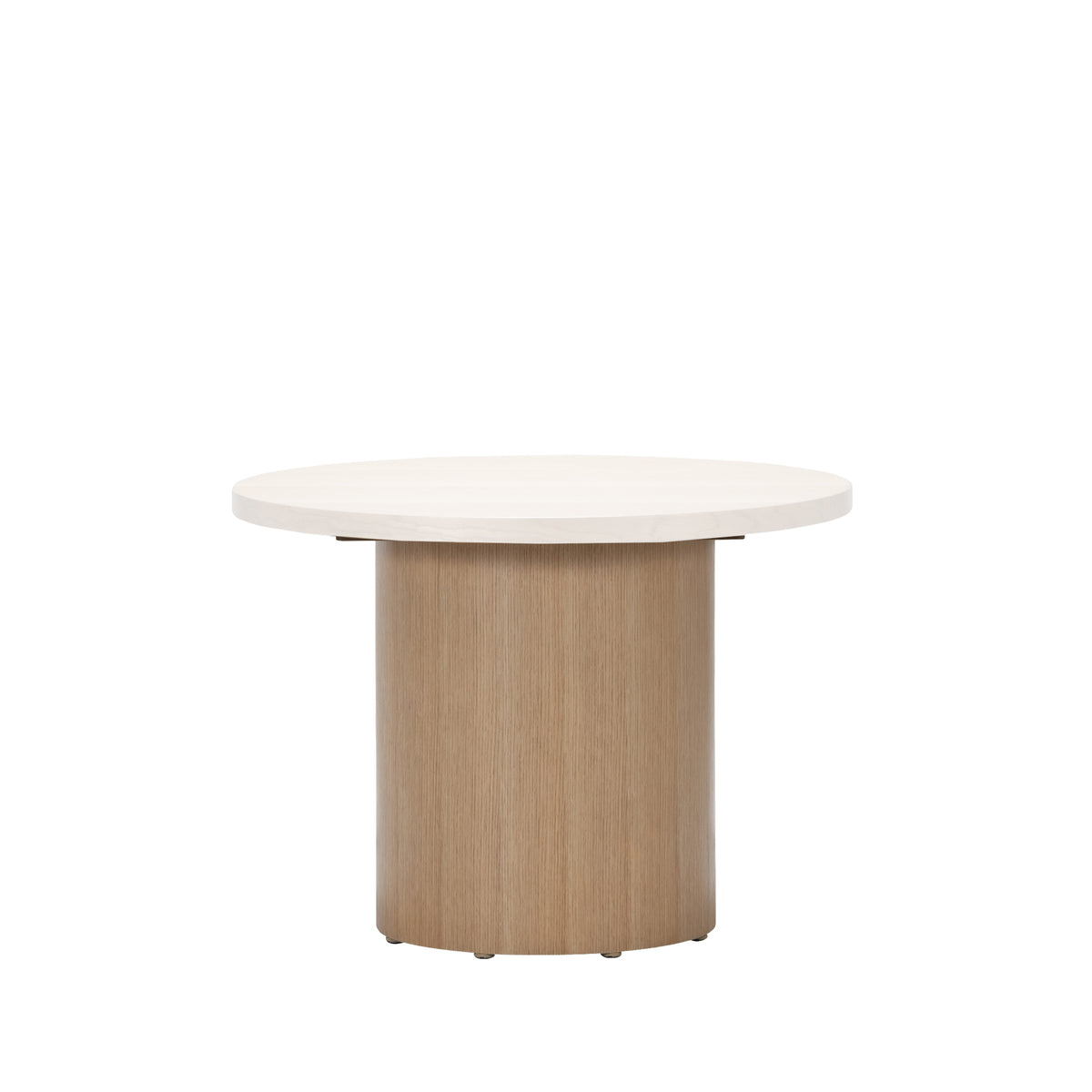 FW DRUM DESK LEG-OAK WOOD