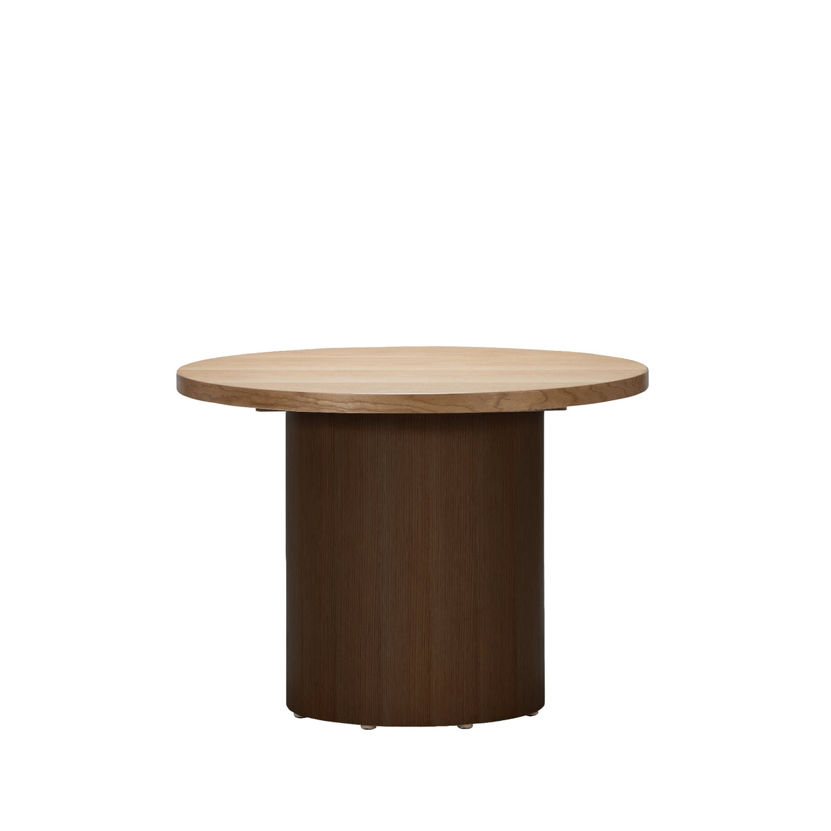 FW DRUM DESK LEG-OAK WOOD