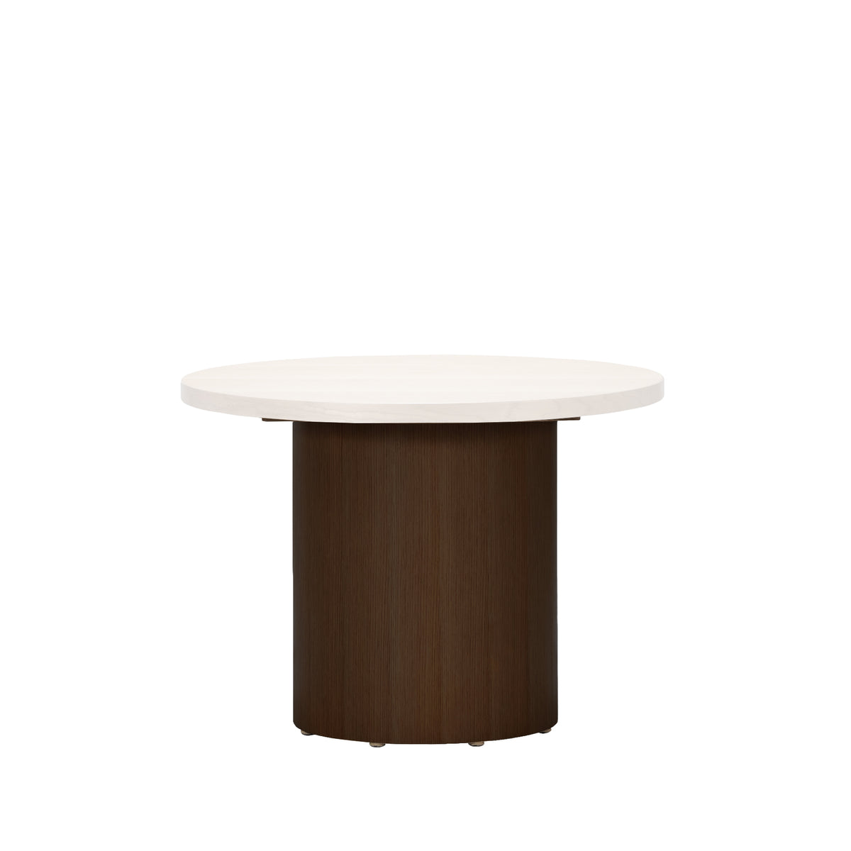 FW DRUM DESK LEG-OAK WOOD
