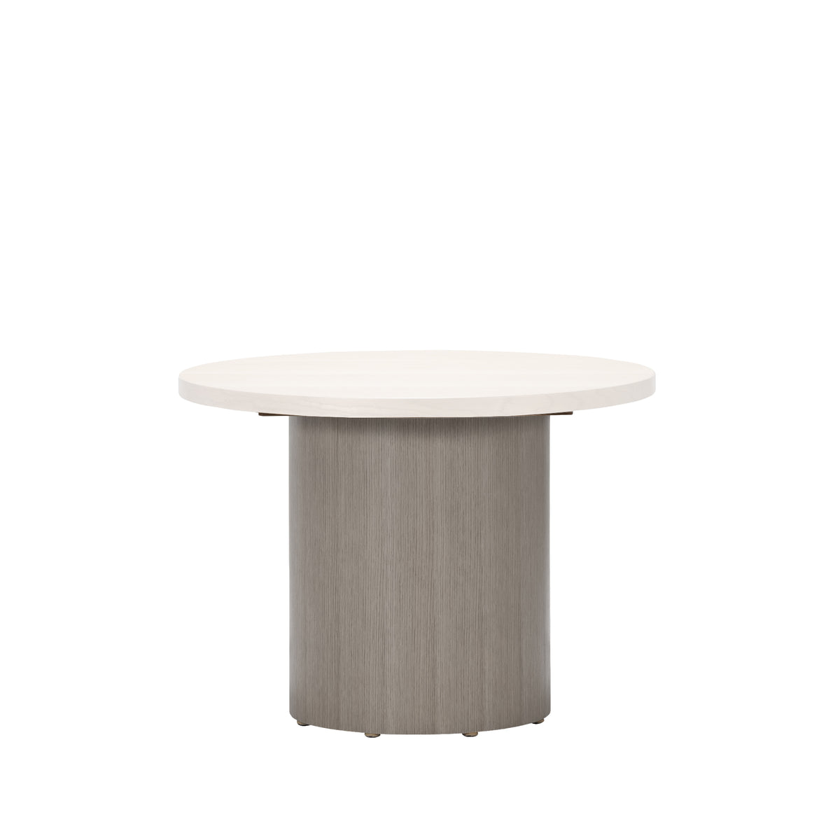 FW DRUM DESK LEG-OAK WOOD
