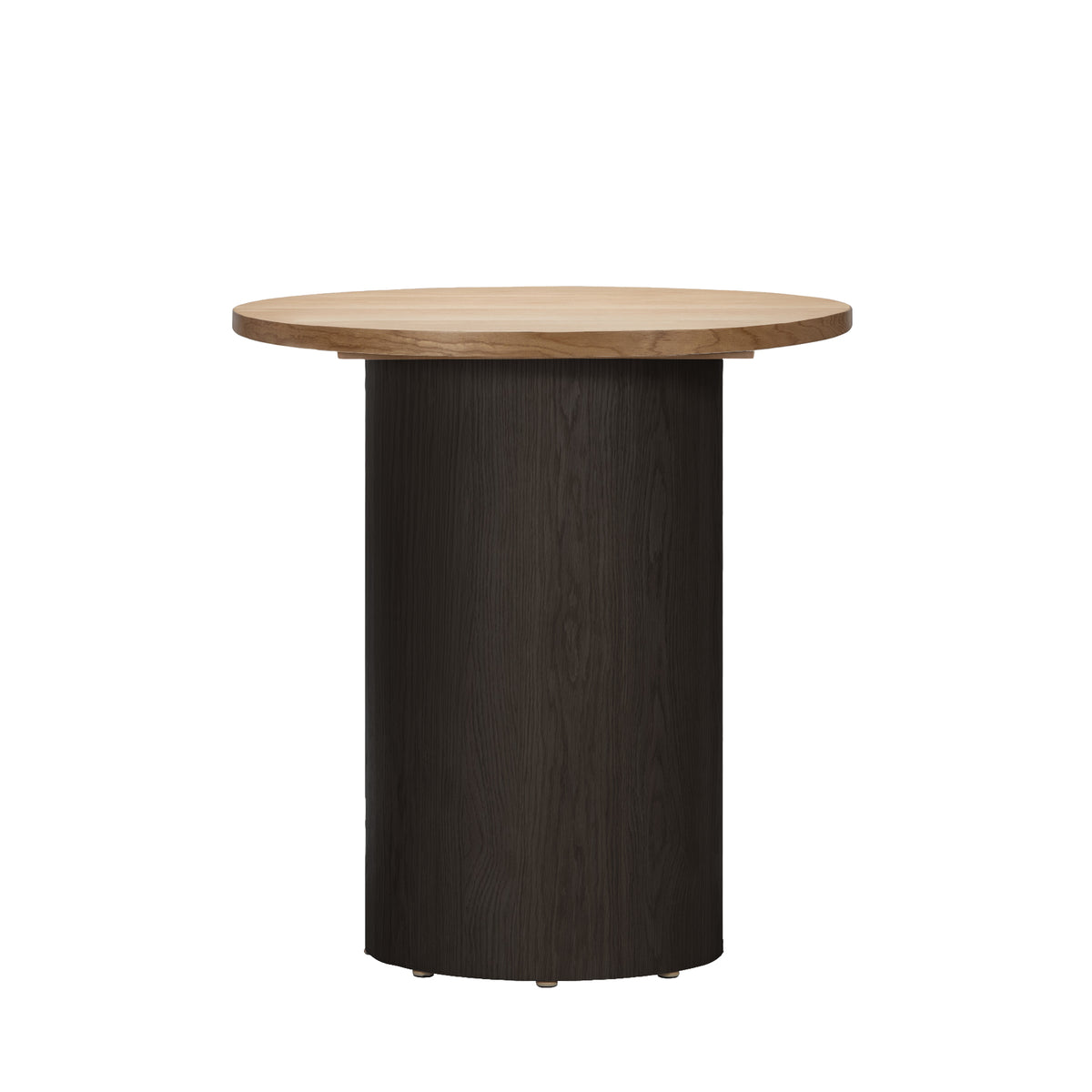 FW DRUM DESK LEG HIGH-OAK WOOD
