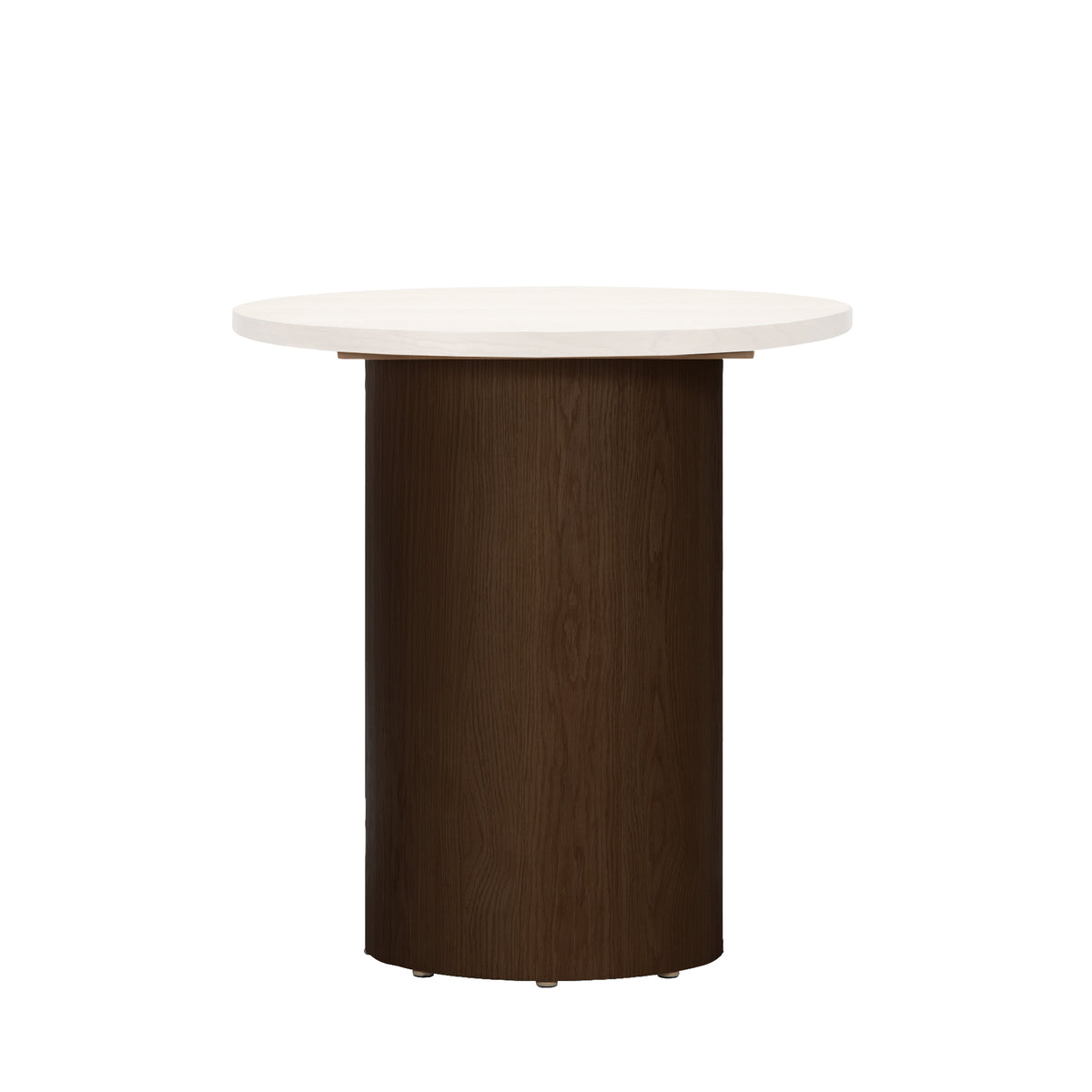 FW DRUM DESK LEG HIGH-OAK WOOD