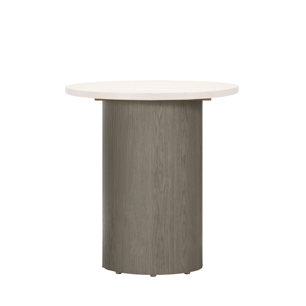 FW DRUM DESK LEG HIGH-OAK WOOD