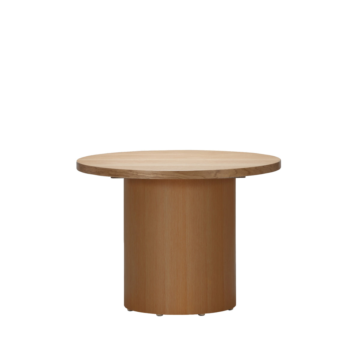 FW DRUM DESK LEG-OAK WOOD