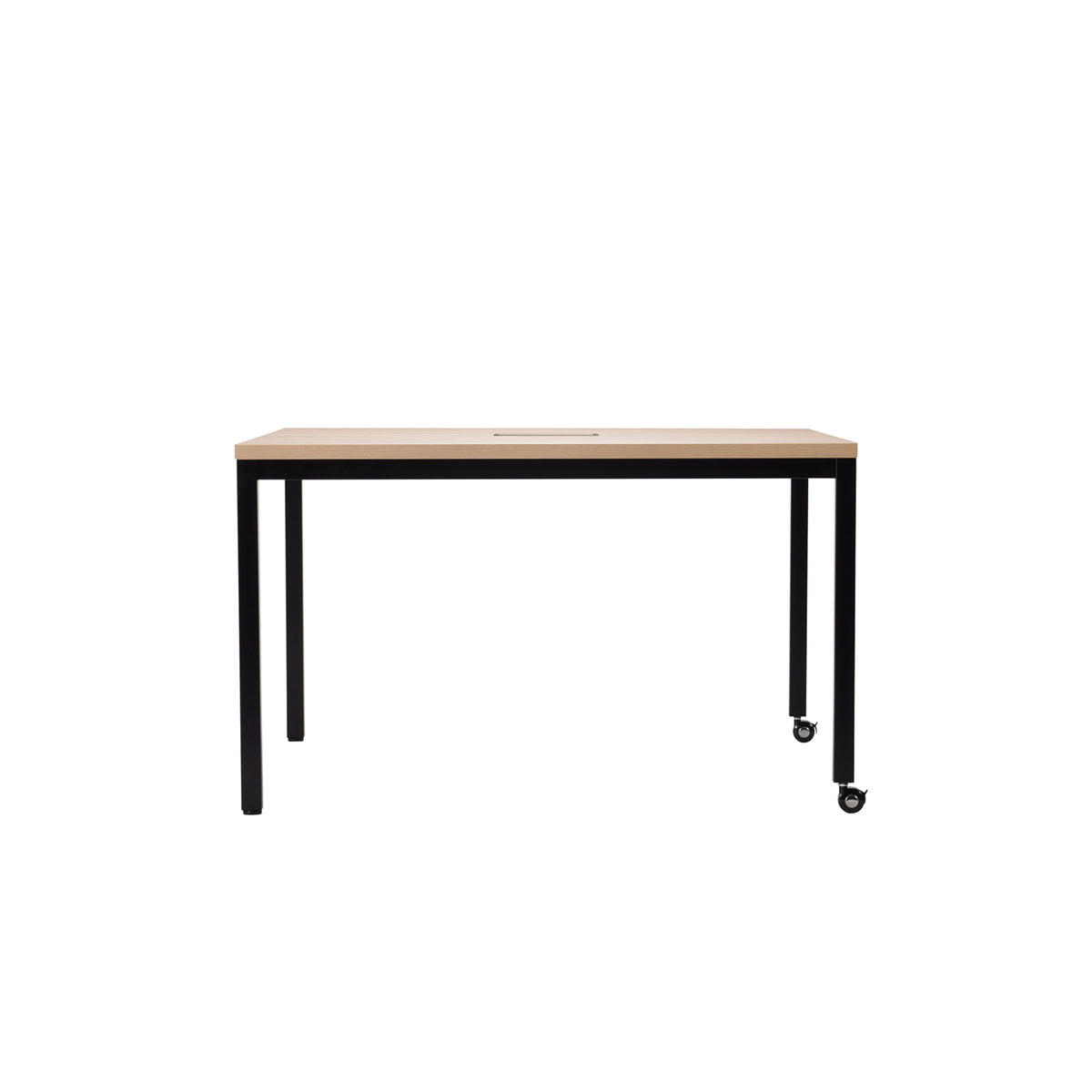 FW HUDDLE CASTER DESK LEG-STEEL
