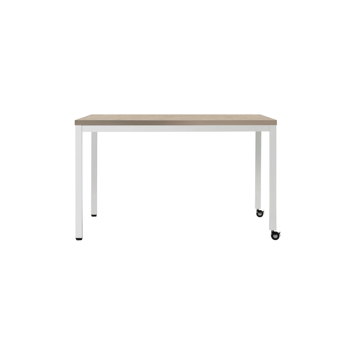 FW HUDDLE CASTER DESK LEG-STEEL