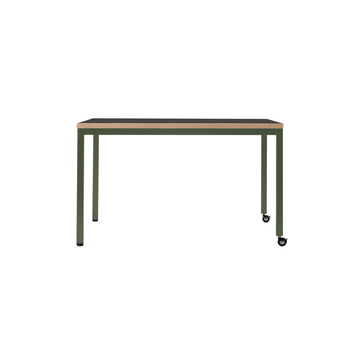 FW HUDDLE CASTER DESK LEG-STEEL SC