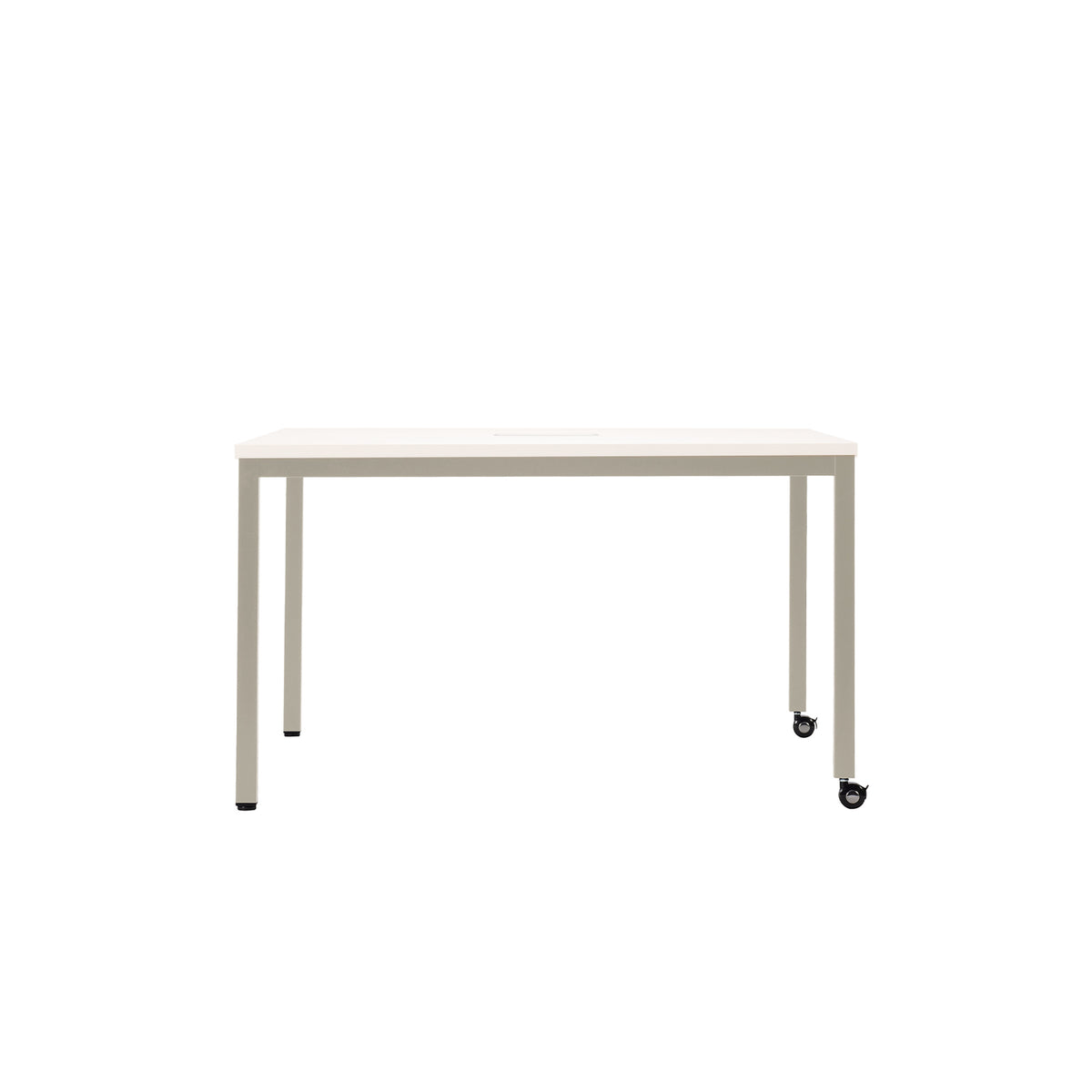 FW HUDDLE CASTER DESK LEG-STEEL SC