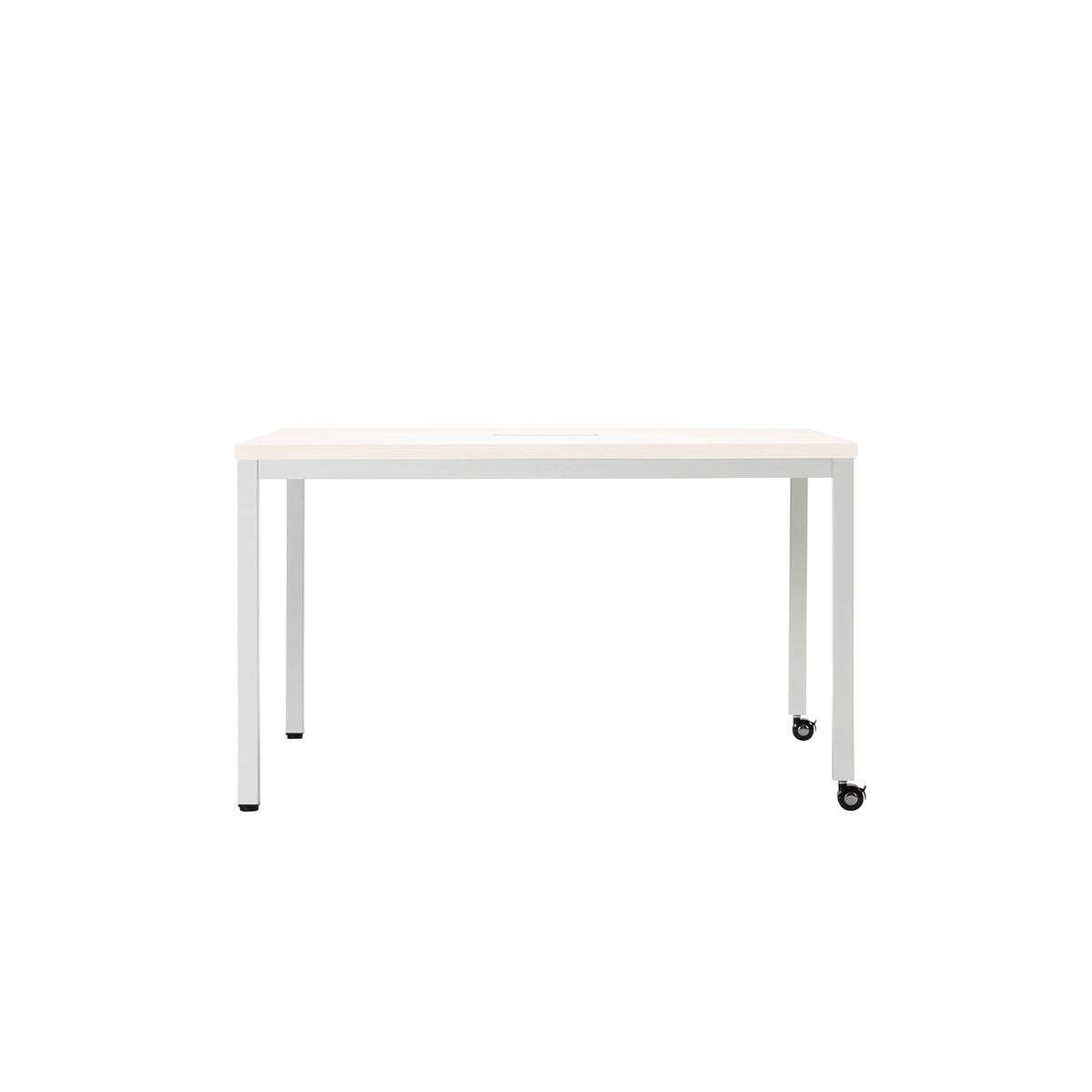 FW HUDDLE CASTER DESK LEG-STEEL