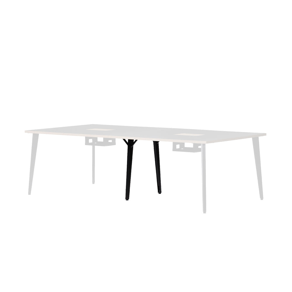 FW NEW HOUGAN DESK CENTER LEG-STEEL