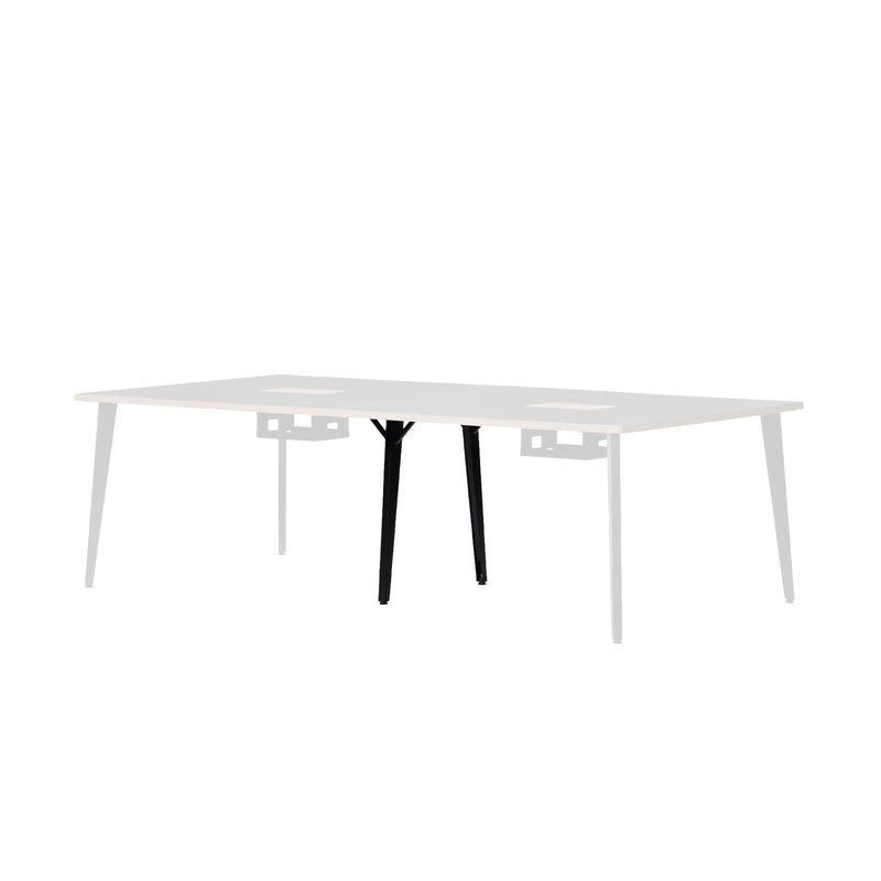 FW NEW HOUGAN DESK CENTER LEG-STEEL