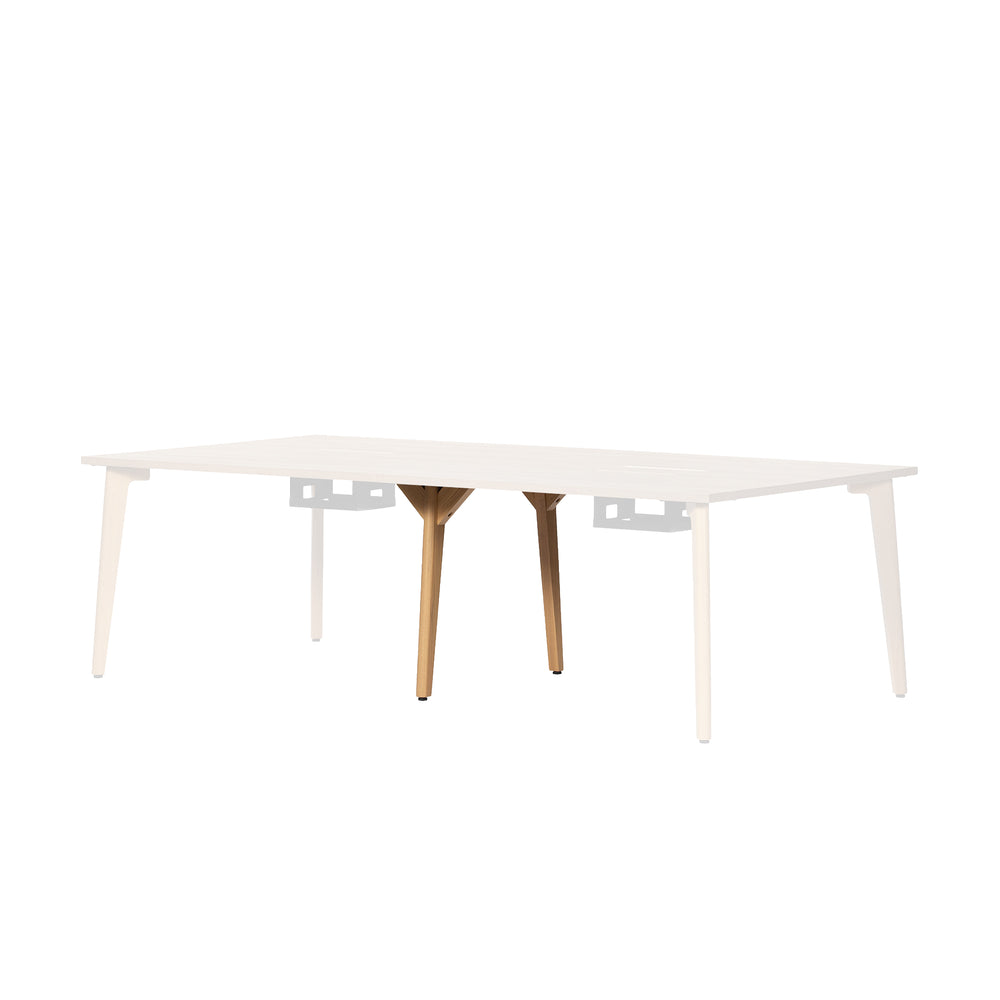 FW NEW HOUGAN DESK CENTER LEG-WOOD