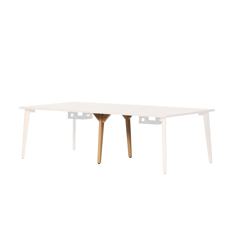 FW NEW HOUGAN DESK CENTER LEG-WOOD