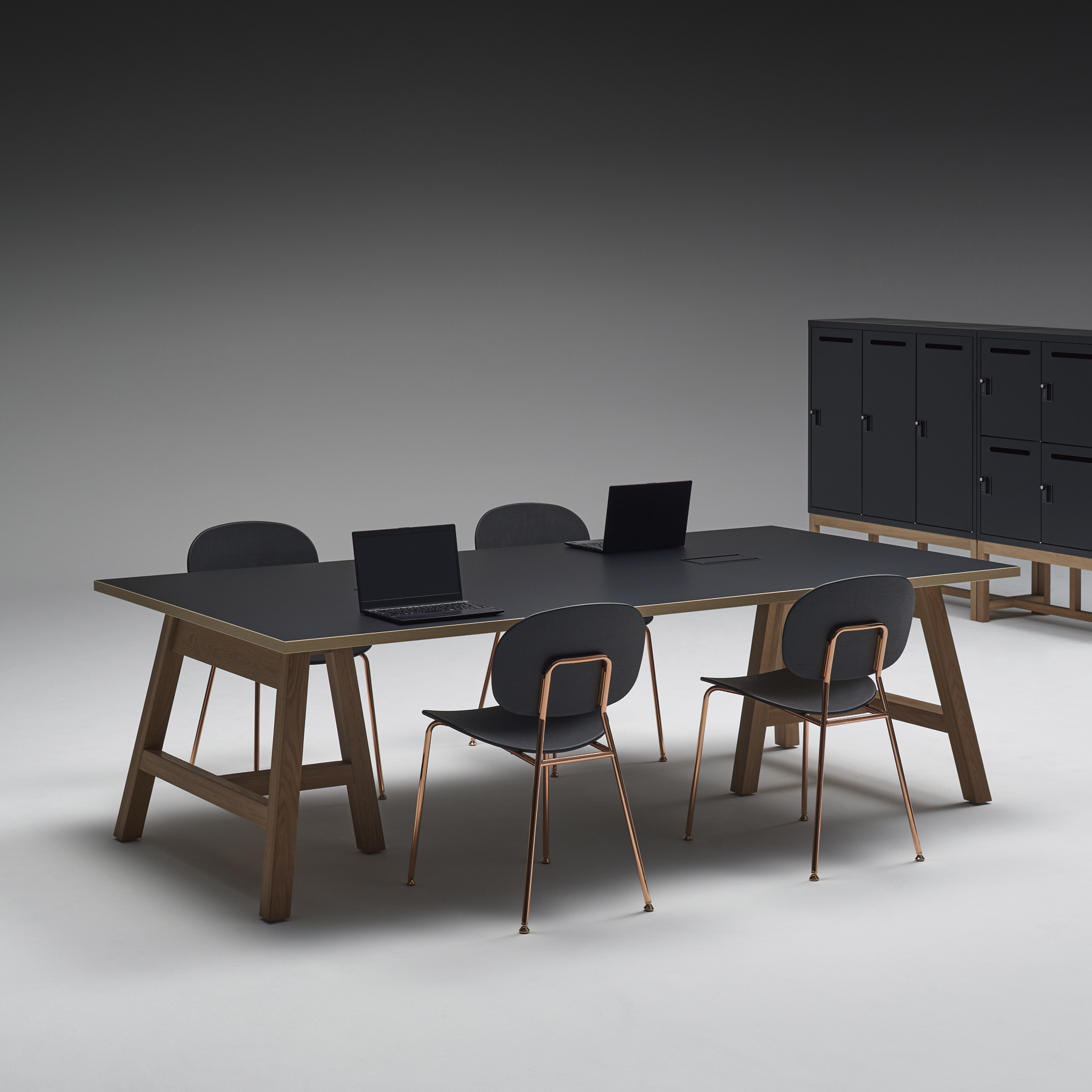 FLEXWIZ FREE ADDRESS DESKWOOD LEG 【ASPLUND CONTRACT】 アスプルンド コントラクト