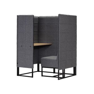BASED-WIZ 2P BENCH Graphite - 【ASPLUND CONTRACT】 アスプルンド