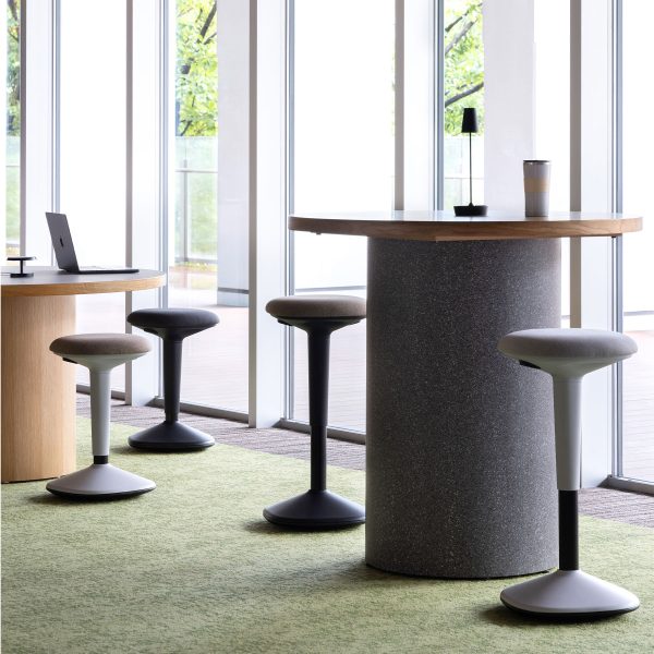 JIGGLY STOOL Black×Brown - 【ASPLUND CONTRACT】 アスプルンド