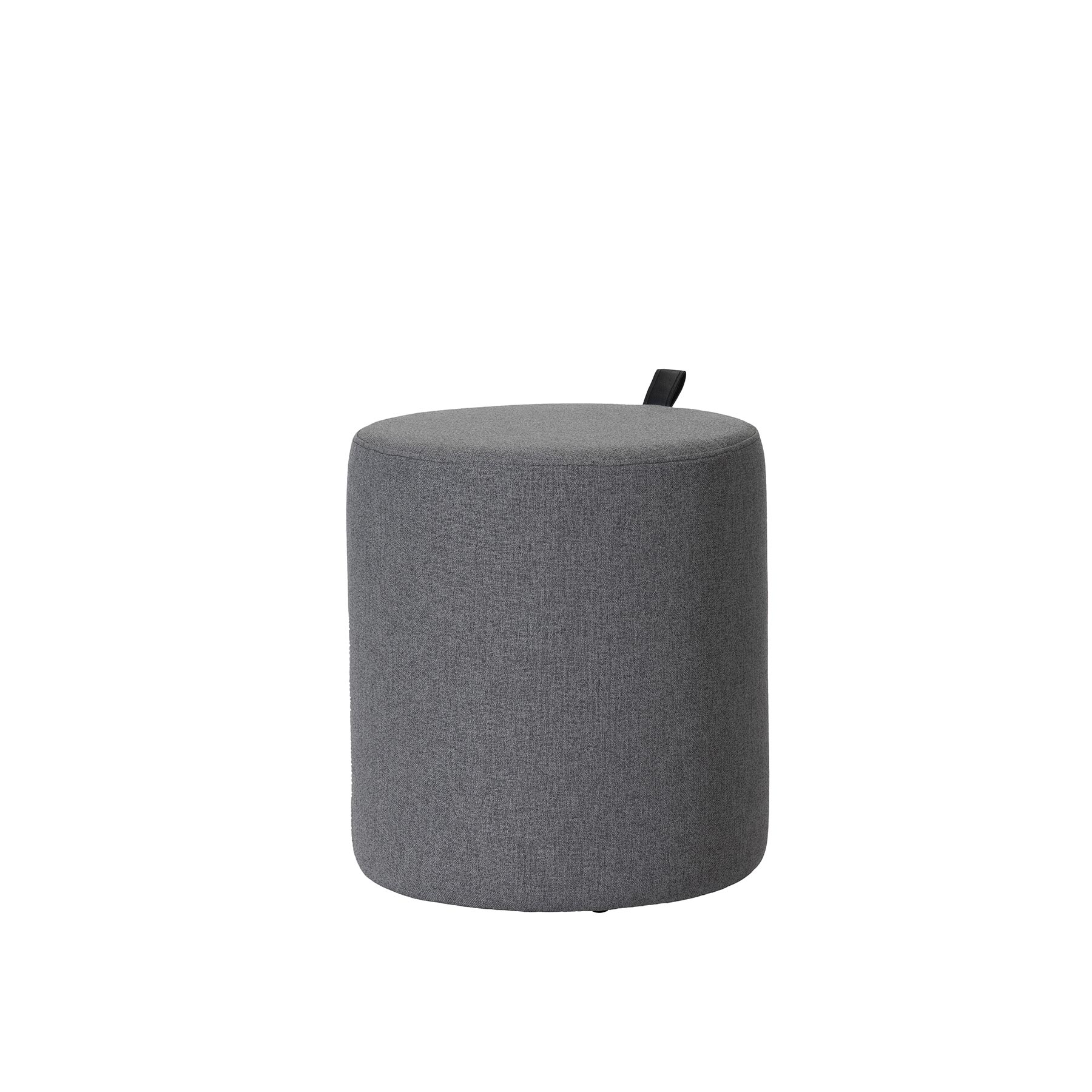 PUFFET CASTER STOOL Pepper grey - 【ASPLUND CONTRACT