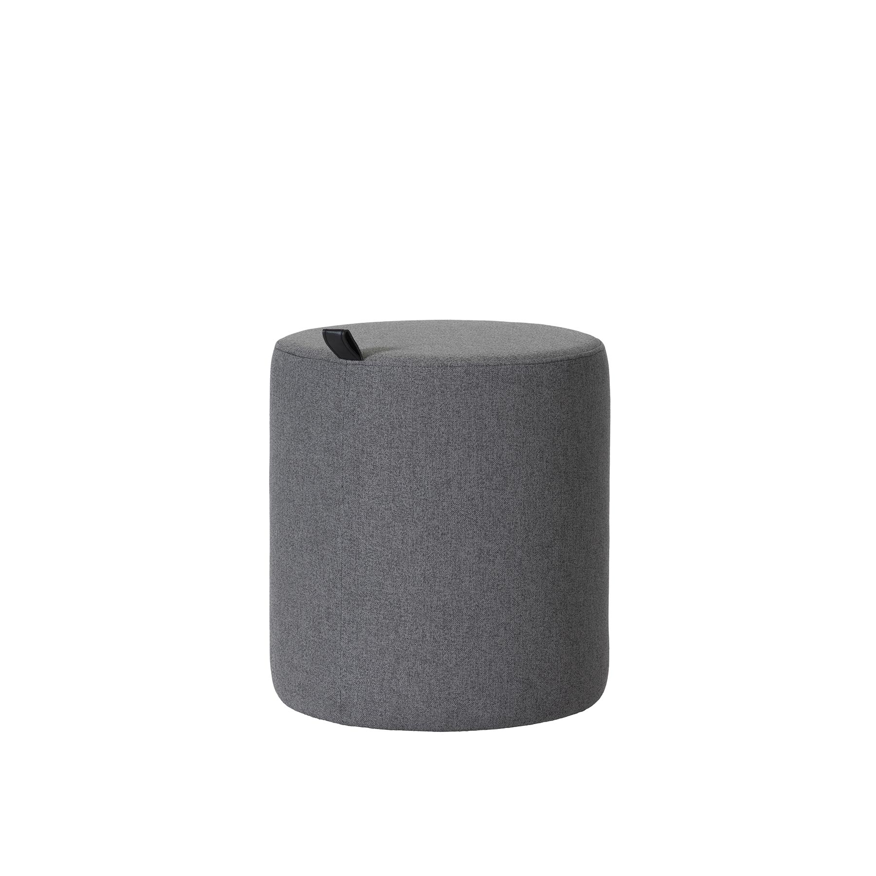 PUFFET CASTER STOOL Pepper grey - 【ASPLUND CONTRACT