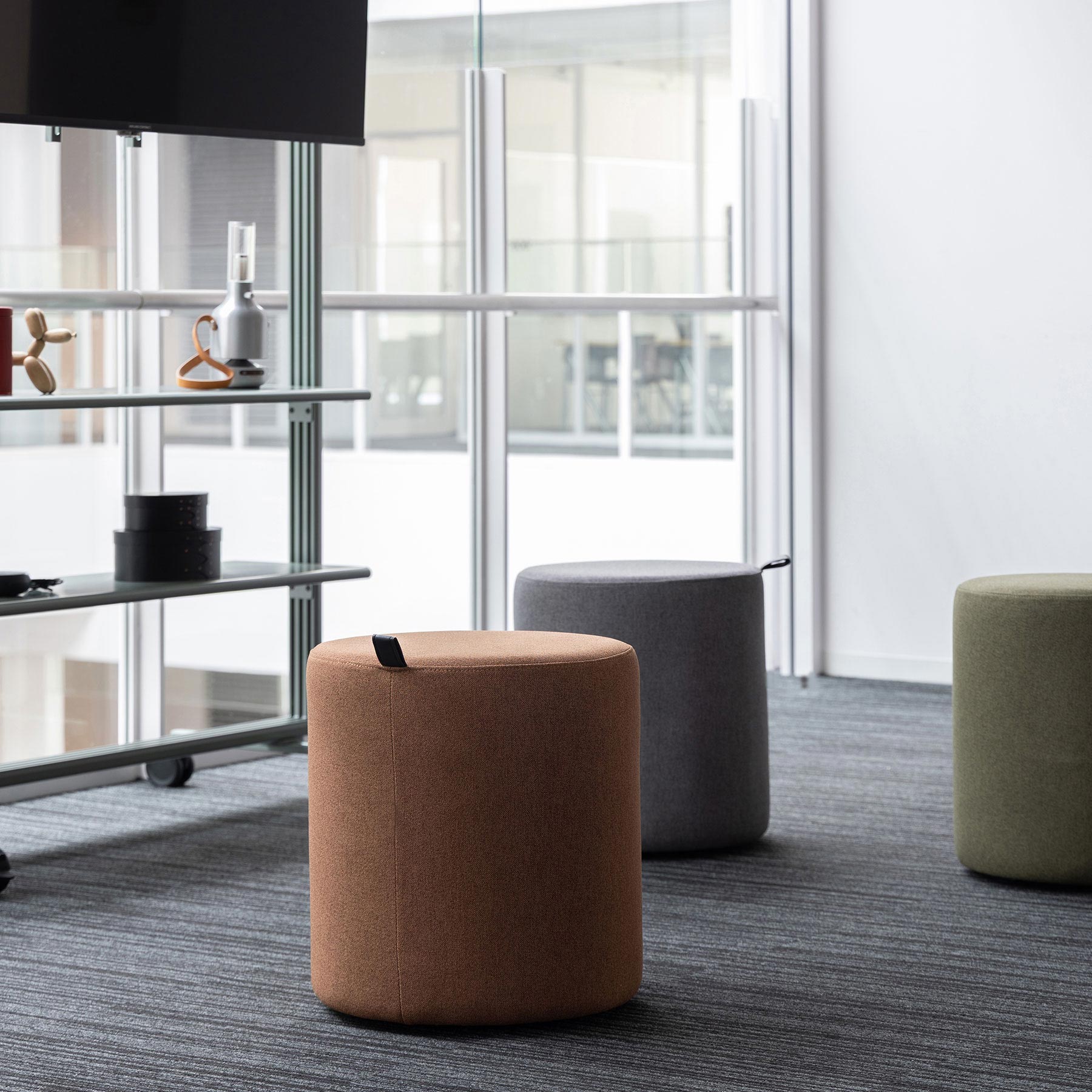 ASPLUND アスプルンド　スツール JIGGLY STOOL Black×Brown - 【ASPLUND CONTRACT】 アスプルンド